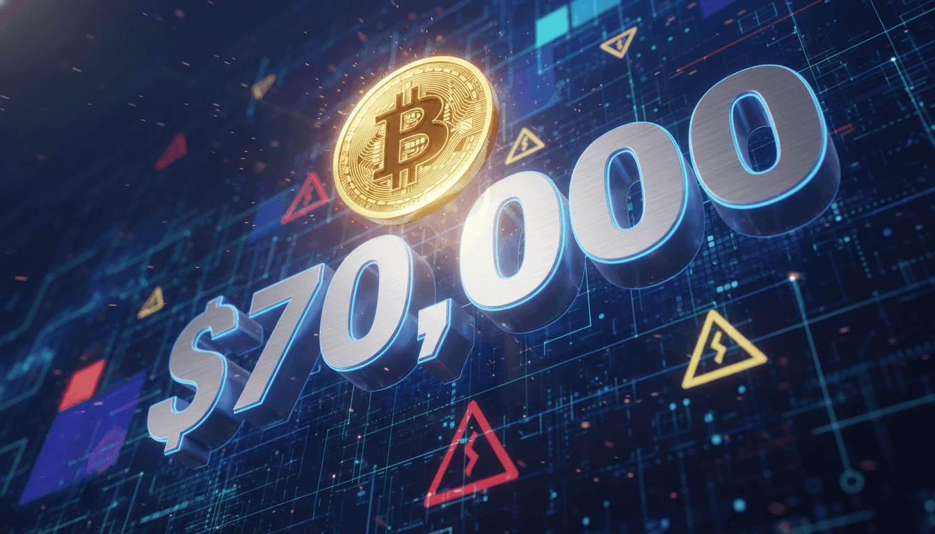 Bitcoin Derivatives Show Caution as BTC Approaches $70K