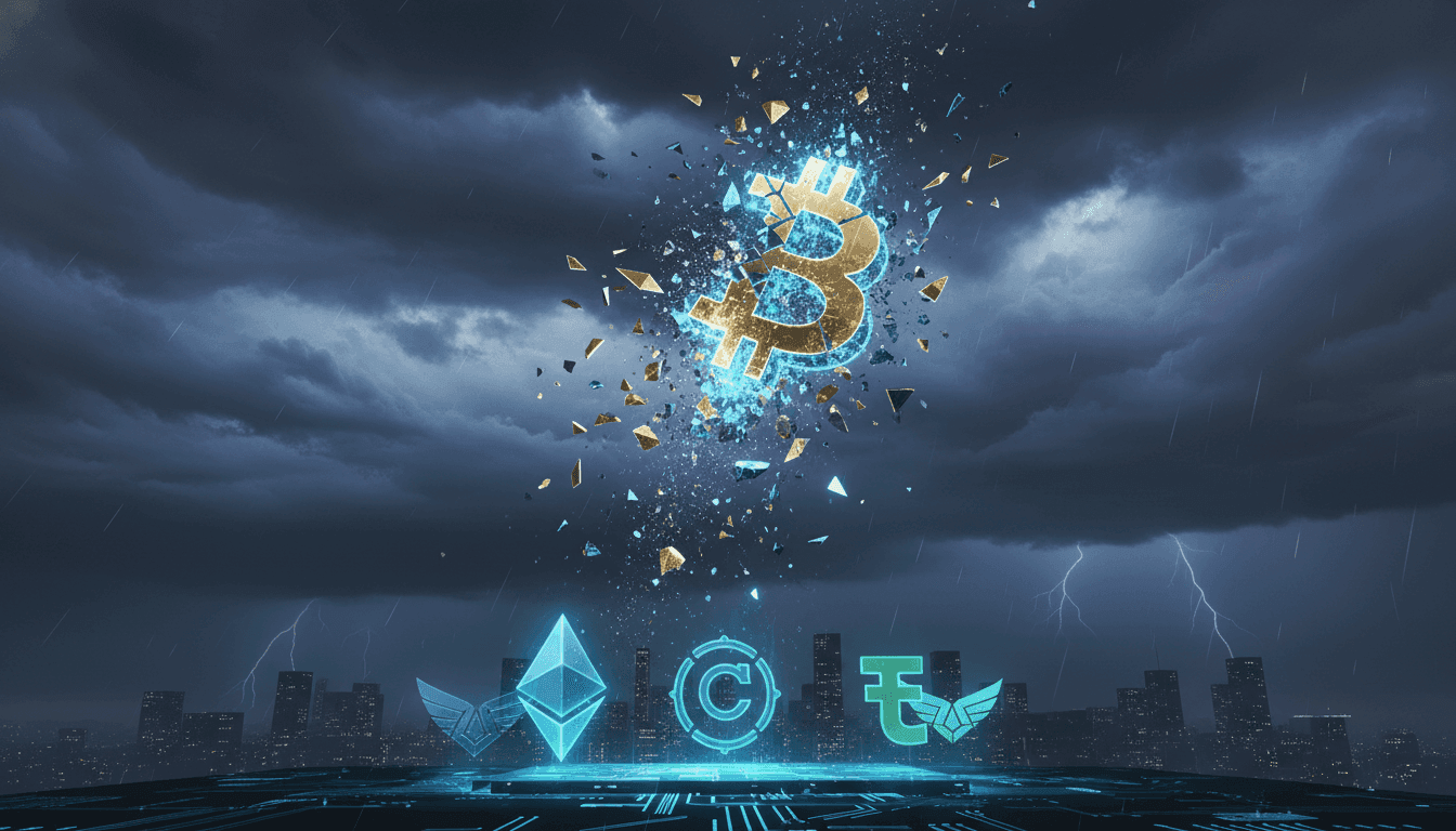 Bitcoin Drops Amid Risk-Off Sentiment, Major Cryptos Maintain Weekly Gains