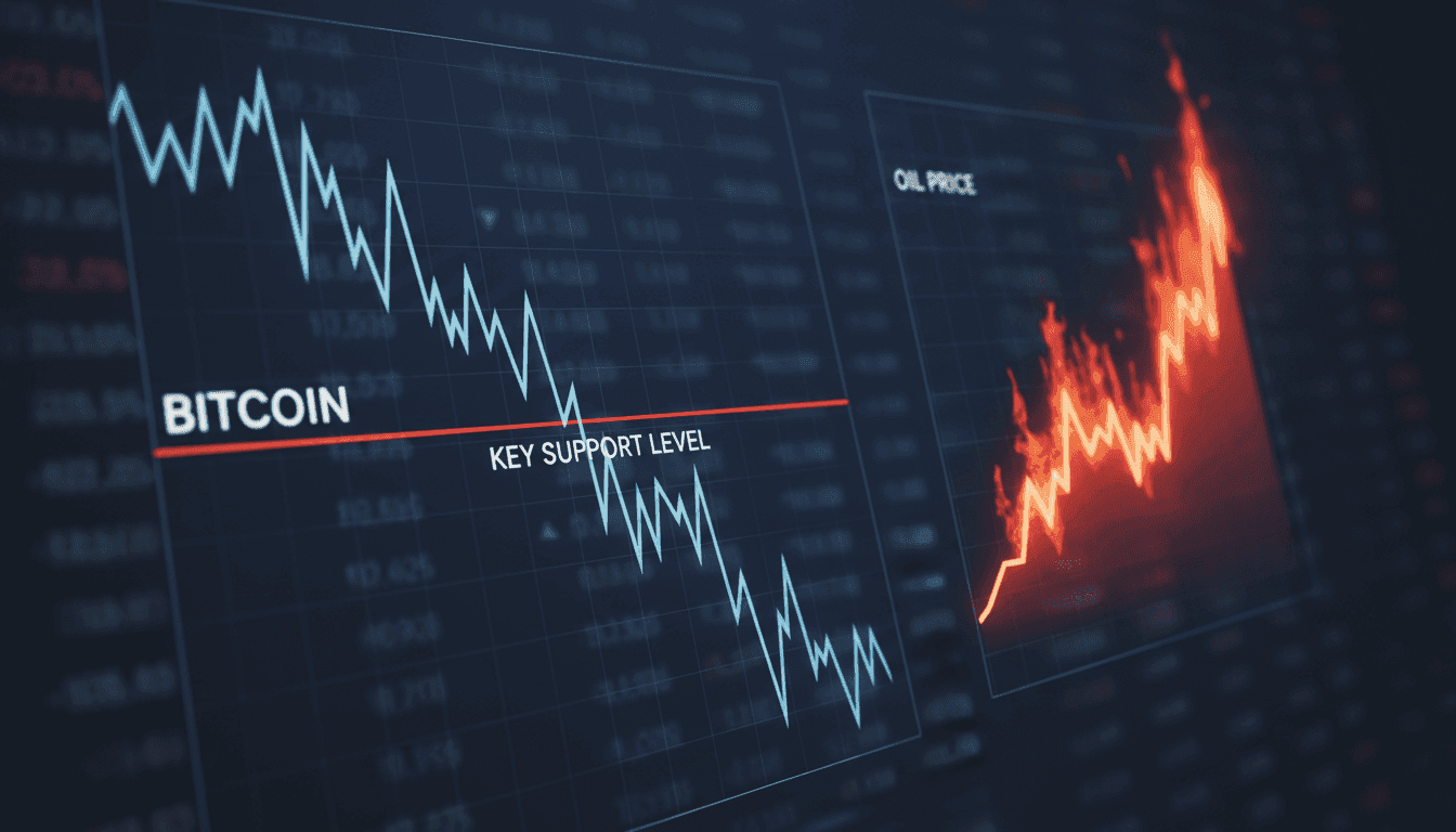 Bitcoin Drops Under $67K Amid Equity Market Sell-off and Rising Oil Prices