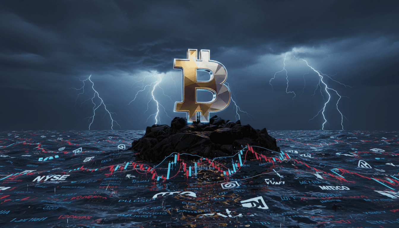 Bitcoin Holds Ground Amidst Global Market Turmoil
