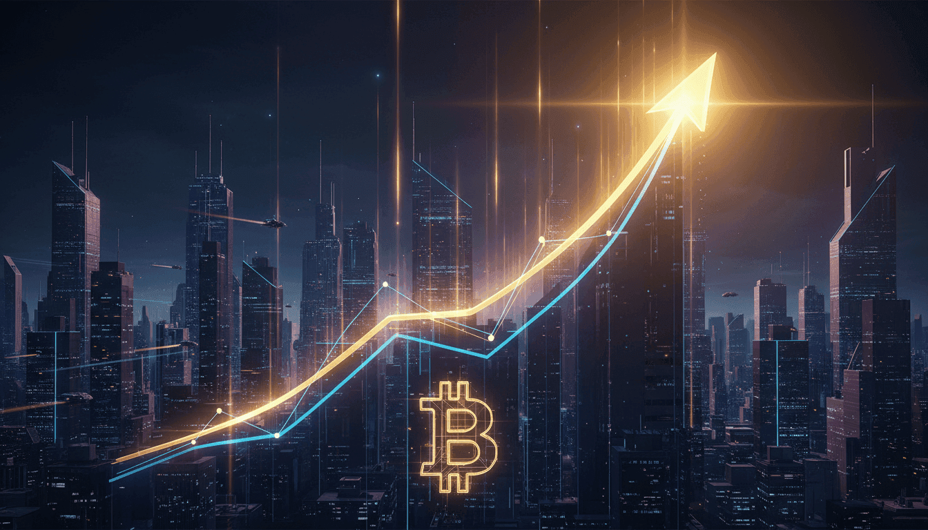 Bitcoin Surges Past $67,500; Crypto Stocks Follow Suit