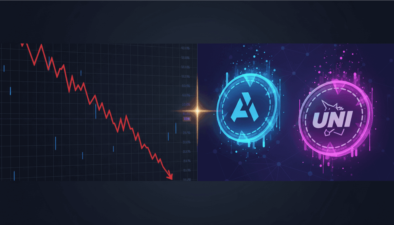 CoinDesk 20 Sees Mixed Performance; AAVE and UNI Lead Gains