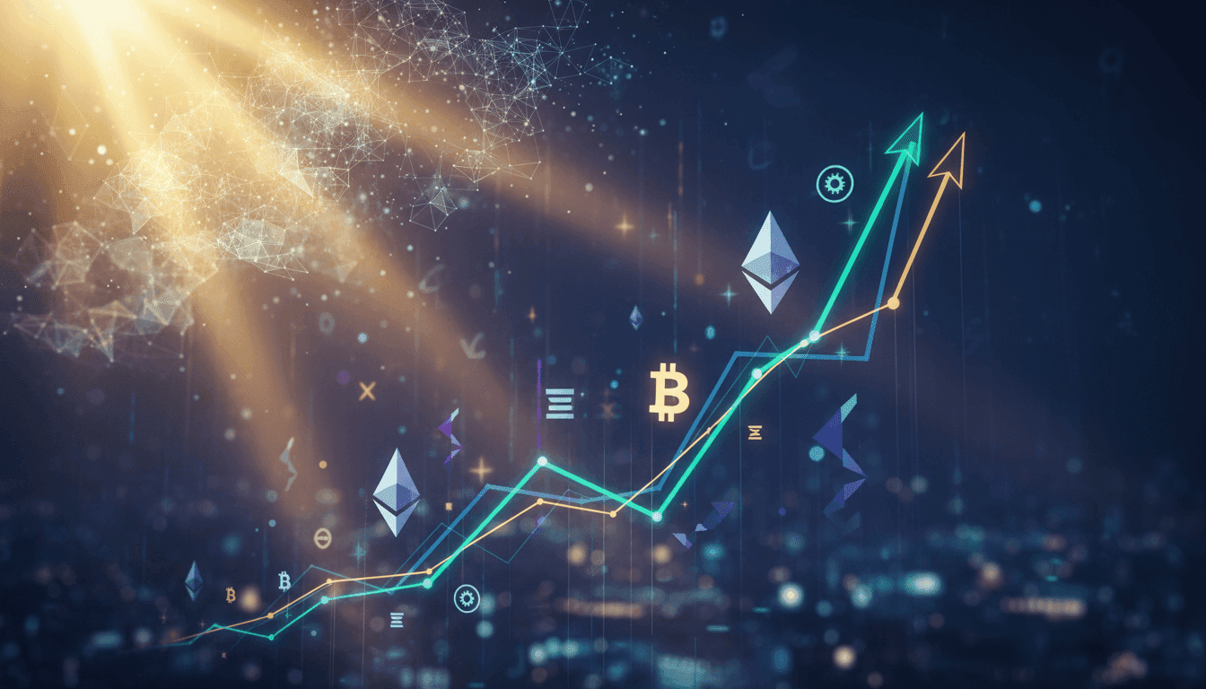 Major Cryptocurrencies See Gains as Investor Sentiment Improves