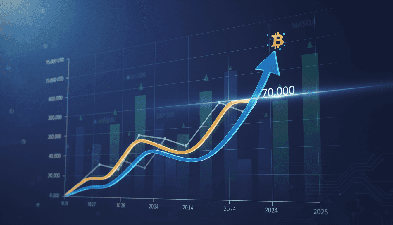Market Analysis: Bitcoin Reclaims $70K Amid Broader Asset Watch