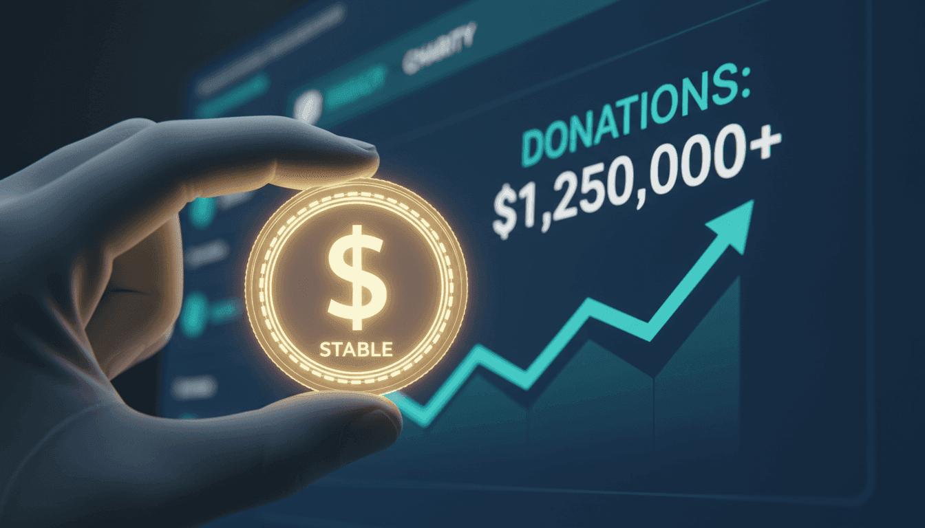 Stablecoin Donations Surge Past $100 Million in 2025